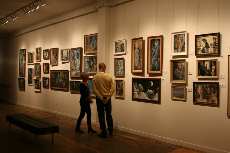 Photo from "A Survey of Paintings: Tim Cosens and Barry Trower" (December 14, 2012).